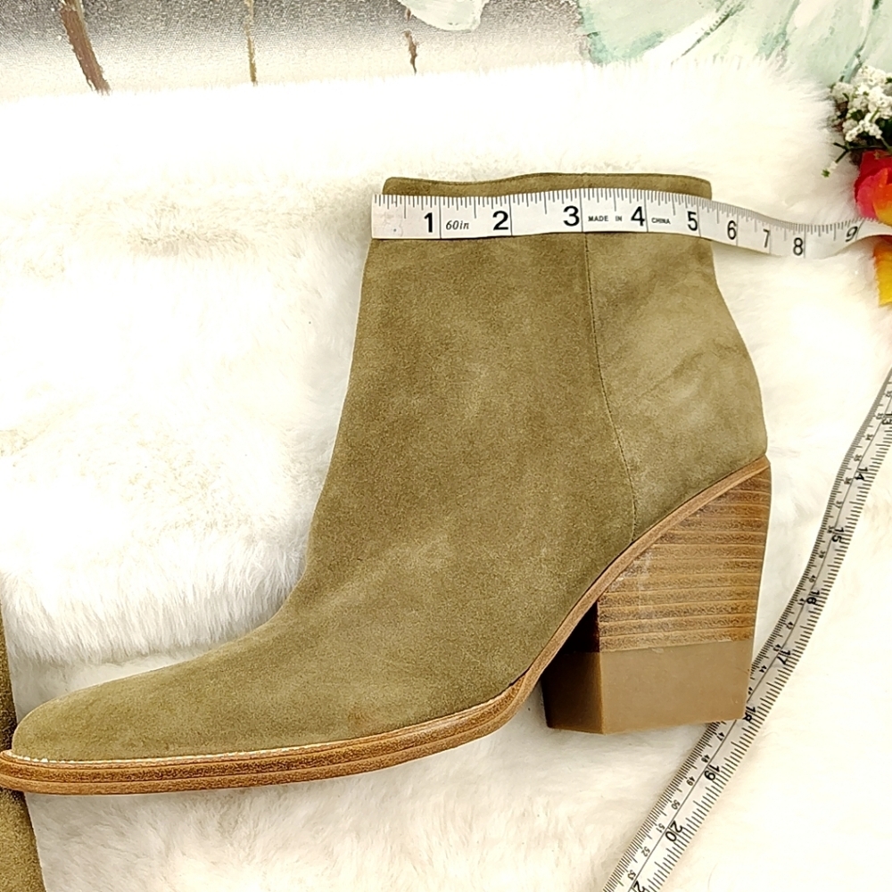 Marc Fisher Suede Bellen Ankle Boots Size 9.5 - Picture 14 of 15